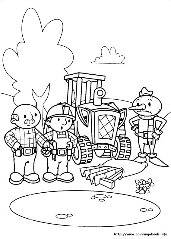 Bob the Builder coloring picture